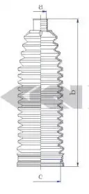 84208 SPIDAN Пыльник, рулевое управление 84208 SPIDAN Пыльник, рулевое управление