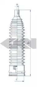 84217 SPIDAN Пыльник, рулевое управление 84217 SPIDAN Пыльник, рулевое управление