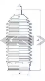 84233 SPIDAN Пыльник, рулевое управление 84233 SPIDAN Пыльник, рулевое управление
