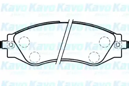 BP-1009 KAVO PARTS Комплект тормозных колодок, дисковый тормоз BP-1009 KAVO PARTS Комплект тормозных колодок, дисковый тормоз