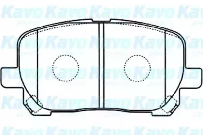 BP-9087 KAVO PARTS Комплект тормозных колодок, дисковый тормоз BP-9087 KAVO PARTS Комплект тормозных колодок, дисковый тормоз