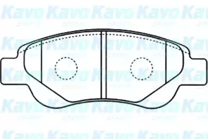 BP-9097 KAVO PARTS Комплект тормозных колодок, дисковый тормоз BP-9097 KAVO PARTS Комплект тормозных колодок, дисковый тормоз