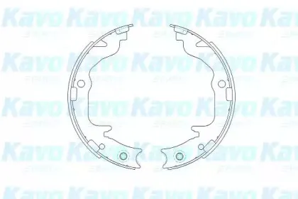KBS-6403 KAVO PARTS Комплект тормозных колодок KBS-6403 KAVO PARTS Комплект тормозных колодок