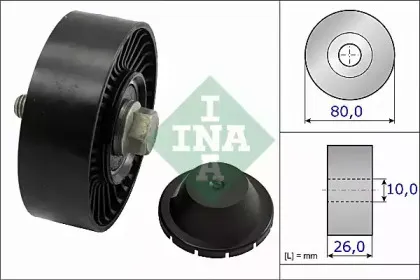 532 0512 10 INA Паразитный / ведущий ролик, поликлиновой ремень 532 0512 10 INA Паразитный / ведущий ролик, поликлиновой ремень