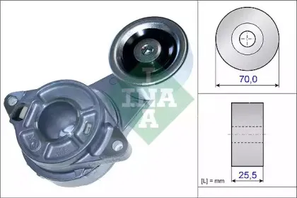 534 0458 10 INA Натяжная планка, поликлиновой ремень 534 0458 10 INA Натяжная планка, поликлиновой ремень