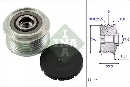 535 0059 10 INA Механизм свободного хода генератора 535 0059 10 INA Механизм свободного хода генератора