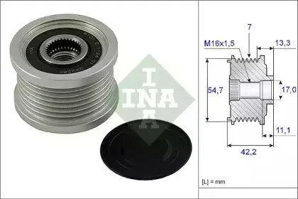 535009110 INA Механизм свободного хода генератора 535009110 INA Механизм свободного хода генератора