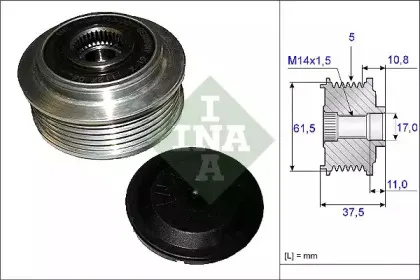 535 0107 10 INA Механизм свободного хода генератора 535 0107 10 INA Механизм свободного хода генератора