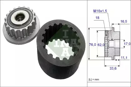 535 0186 10 INA Комплект эластичной муфты сцепления 535 0186 10 INA Комплект эластичной муфты сцепления
