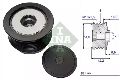535 0188 10 INA Механизм свободного хода генератора 535 0188 10 INA Механизм свободного хода генератора
