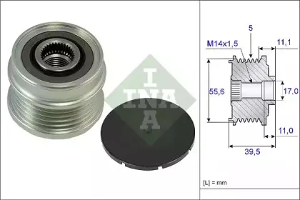 535 0218 10 INA Механизм свободного хода генератора 535 0218 10 INA Механизм свободного хода генератора