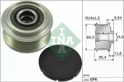 535 0277 10 INA Механизм свободного хода генератора 535 0277 10 INA Механизм свободного хода генератора