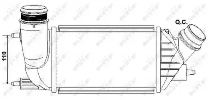 30242 NRF Интеркулер 30242 NRF Интеркулер