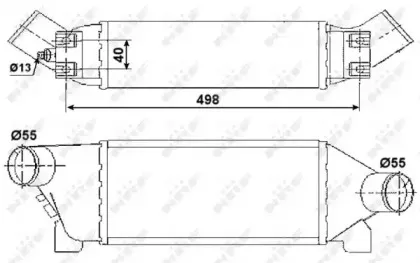 30259 NRF Интеркулер 30259 NRF Интеркулер