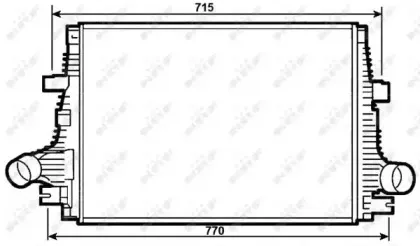 30284 NRF Интеркулер 30284 NRF Интеркулер