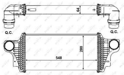 30370 NRF Интеркулер 30370 NRF Интеркулер