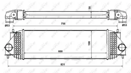 30393 NRF Интеркулер 30393 NRF Интеркулер
