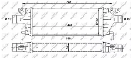 30927 NRF Интеркулер 30927 NRF Интеркулер