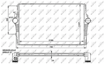 30931 NRF Интеркулер 30931 NRF Интеркулер