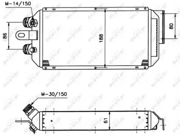 31056 NRF масляный радиатор, двигательное масло 31056 NRF масляный радиатор, двигательное масло