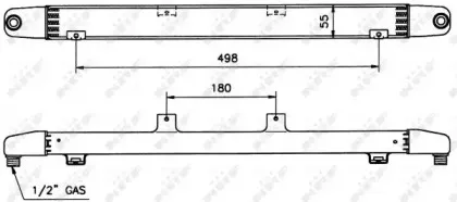 31064 NRF масляный радиатор, двигательное масло 31064 NRF масляный радиатор, двигательное масло