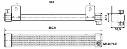 31164 NRF масляный радиатор, двигательное масло 31164 NRF масляный радиатор, двигательное масло
