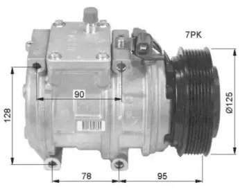 32390G NRF Компрессор, кондиционер 32390G NRF Компрессор, кондиционер