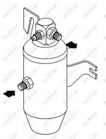 33147 NRF Осушитель, кондиционер 33147 NRF Осушитель, кондиционер