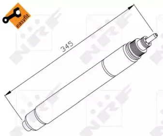 33194 NRF Осушитель, кондиционер 33194 NRF Осушитель, кондиционер