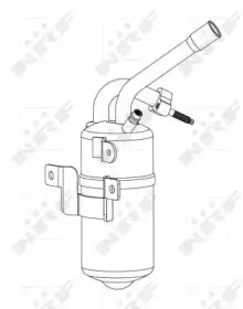 33358 NRF Осушитель, кондиционер 33358 NRF Осушитель, кондиционер