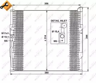 35146 NRF Конденсатор, кондиционер 35146 NRF Конденсатор, кондиционер