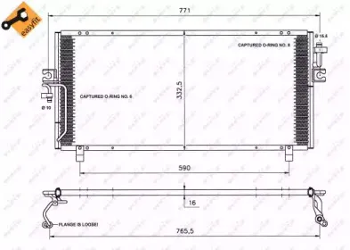 35195 NRF Конденсатор, кондиционер 35195 NRF Конденсатор, кондиционер