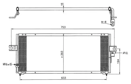 35232 NRF Конденсатор, кондиционер 35232 NRF Конденсатор, кондиционер