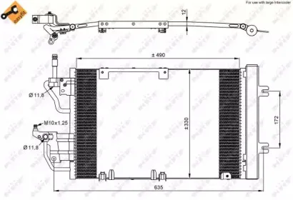 35633 NRF Конденсатор, кондиционер 35633 NRF Конденсатор, кондиционер