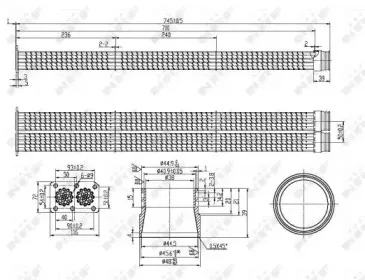 48103 NRF Радиатор, рециркуляция ОГ 48103 NRF Радиатор, рециркуляция ОГ