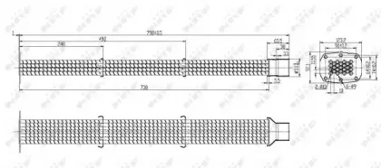 48106 NRF Радиатор, рециркуляция ОГ 48106 NRF Радиатор, рециркуляция ОГ