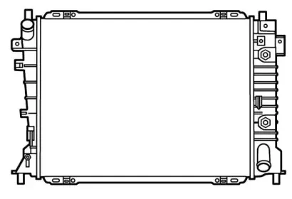 50343 NRF Радиатор, охлаждение двигателя 50343 NRF Радиатор, охлаждение двигателя