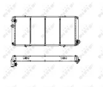 507114 NRF Радиатор, охлаждение двигателя 507114 NRF Радиатор, охлаждение двигателя