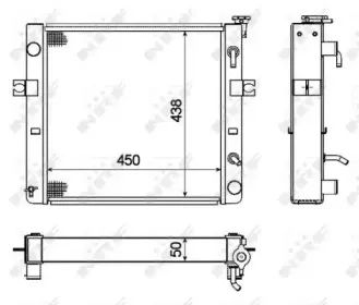 52297A NRF Радиатор, охлаждение двигателя 52297A NRF Радиатор, охлаждение двигателя