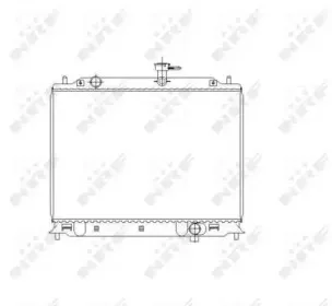 53492 NRF Радиатор, охлаждение двигателя 53492 NRF Радиатор, охлаждение двигателя