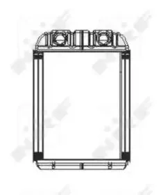 53671 NRF Теплообменник, отопление салона 53671 NRF Теплообменник, отопление салона