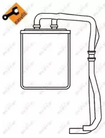 54219 NRF Теплообменник, отопление салона 54219 NRF Теплообменник, отопление салона