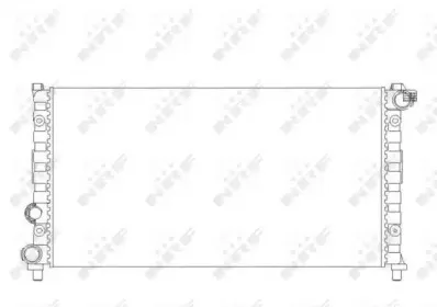 58765 NRF Радиатор, охлаждение двигателя 58765 NRF Радиатор, охлаждение двигателя