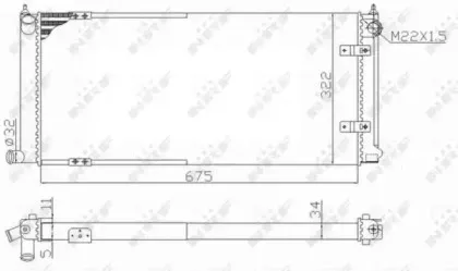 59048 NRF Радиатор, охлаждение двигателя 59048 NRF Радиатор, охлаждение двигателя