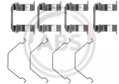 1158Q A.B.S. Комплектующие, колодки дискового тормоза 1158Q A.B.S. Комплектующие, колодки дискового тормоза