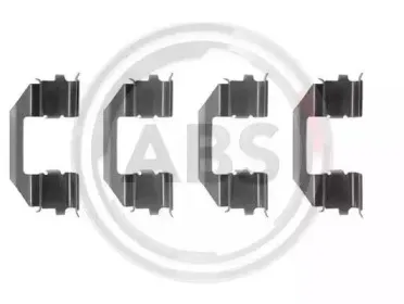 1258Q A.B.S. Комплектующие, колодки дискового тормоза 1258Q A.B.S. Комплектующие, колодки дискового тормоза