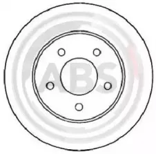 16360 A.B.S. Тормозной диск 16360 A.B.S. Тормозной диск