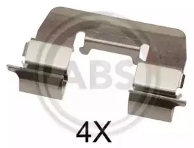 1668Q A.B.S. Комплектующие, колодки дискового тормоза 1668Q A.B.S. Комплектующие, колодки дискового тормоза