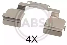 1698Q A.B.S. Комплектующие, колодки дискового тормоза 1698Q A.B.S. Комплектующие, колодки дискового тормоза