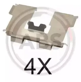 1717Q A.B.S. Комплектующие, колодки дискового тормоза 1717Q A.B.S. Комплектующие, колодки дискового тормоза